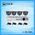 Indoor Plastic 4CH 720P AHD camera Kits , CCTV Camera System